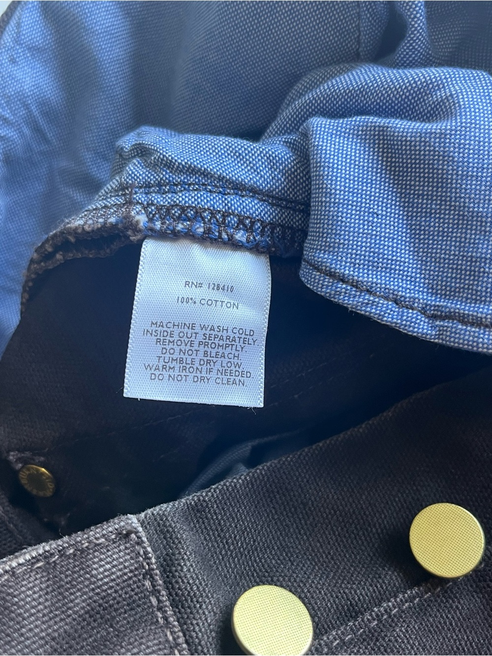 Sid Mashburn Men’s Brown Cotton Canvas Straight Leg 5-Pocket Button Fly Pant 36 - Picture 8 of 10